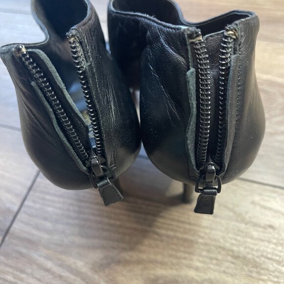 Cole Haan Nike Air Natasha Stiletto Heels Women's 9.5B Black Leather Business - Picture 4 of 16